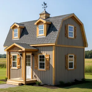 Compact Cowshed Castle: A Tiny Home Adventure