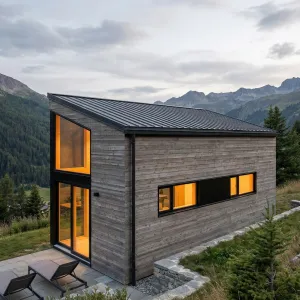 Slopeside Cedar Lightbox Cabin