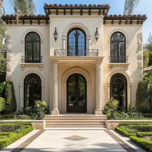 Timeless Villa with Carved Pillars
