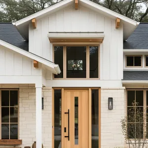 Sleek Serenity: A White Ranch Delight