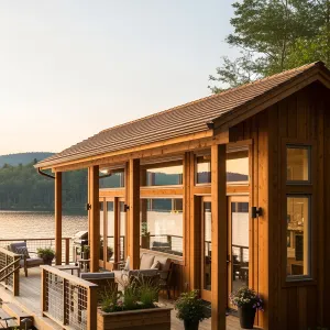 Sunset Serenity by the Waterside