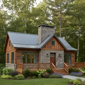 Charming Lumber Lodge Retreat