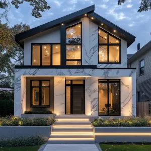 Stunning Modern Villa with Marble Facade