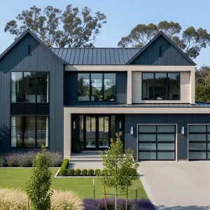 A Contemporary Canvas: Where Black Frames Shine