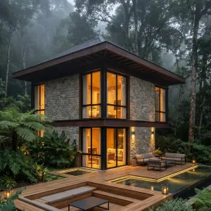 Rainveil Stoneglass Forest Villa