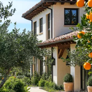 Exposed Wooden Beams On Eaves