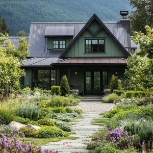Gabled Hideout: Where Roofs Touch Trees