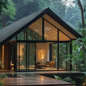 A-Frame Haven Hidden in Jungle Majesty