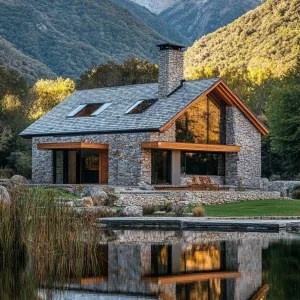 Charming Stone Cottage Nestled in the Mountains