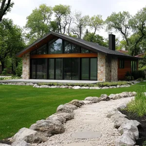 Contemporary Gabled Gem Amongst the Green