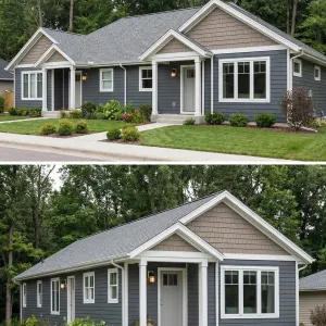 Cool Coastal Inspired Duplex Bungalow