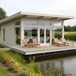 Glass Breeze Abode on Peaceful Waters