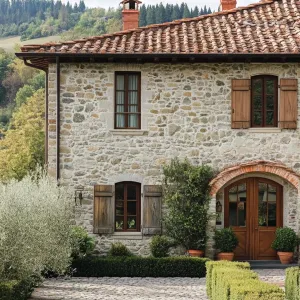 Preview of Stone Splendor with Rustic Shutters