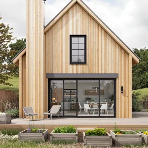 The Timber Haven with a Modern Twist