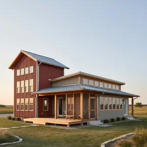 Barnside Clerestory Prairie House