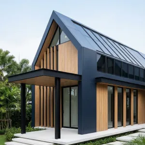 Gabled Orchard Glassway Residence