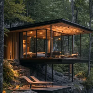 Floating Forest Villa: Where Trees Whisper