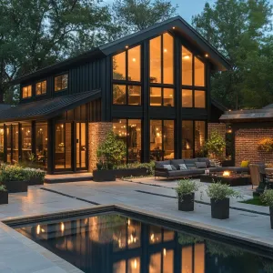 Modern Glasshouse Oasis