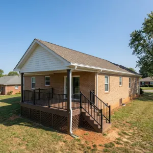 Raised Brick Ranch Porch Gable Nook