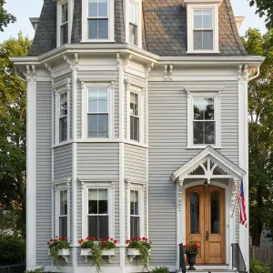 Refined Mansard Bayfront Town Residence