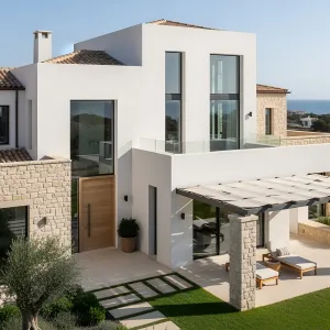 Sunlit Haven: A Mediterranean Masterpiece
