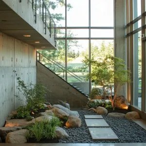 Concrete Zen-scape: Serenity Meets Style