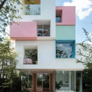 Candy-Colored Cuboid Castle