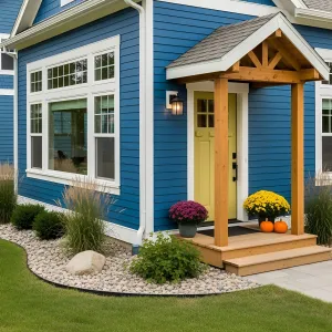 A Vibrant Cottage with a Yellow Hello