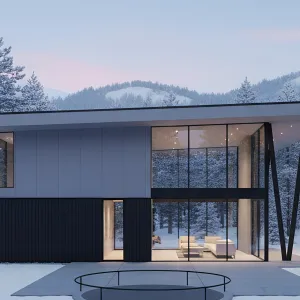 Slumbering Loft on Snowy Slopes