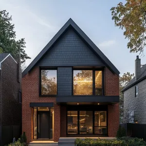 Suburban Brick and Gable Glory