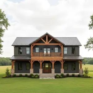 Welcoming Wilderness Timber Home