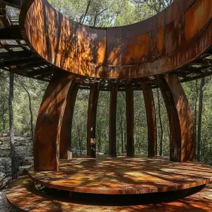 Rustic Rings: Nature’s Circular Symphony