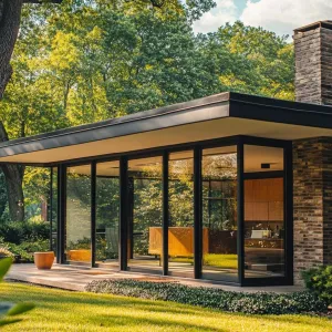 Large Glass Windows for Natural Light