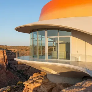 Clifftop Saucer With Sunset Crown