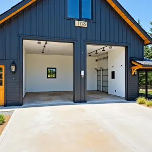 A Gable Glimpse: The Ultimate Open Garage