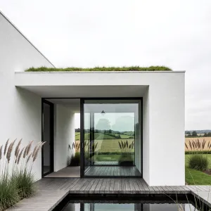 Sleek Retreat: Modern Home Embracing Nature