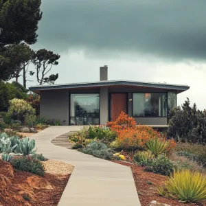 Bungalow Bliss Beneath Brooding Skies