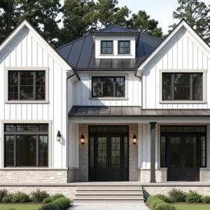 Gabled Glory on Green