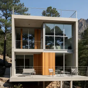 Concrete Hideout With a Squirrel’s View