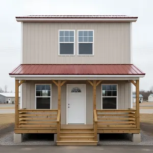 Rust-Cap Porch Loft Homestead