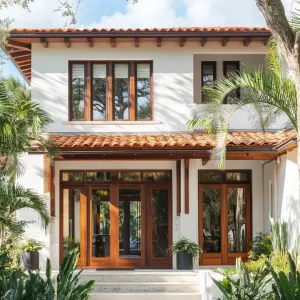 Chic Tropical Manor Under the Palms