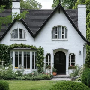 Charming Cottage with Ivy Adornments