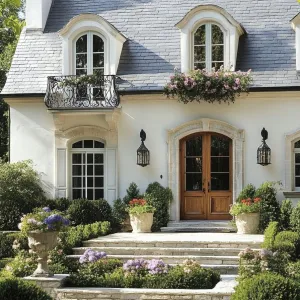 Preview of Charming White Chateau with a Touch of Green