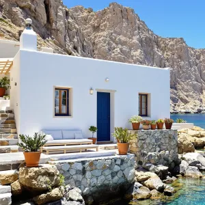 Aegean Daydream: Blue Door Bonanza