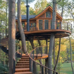 Heavenly Haven Among the Trees