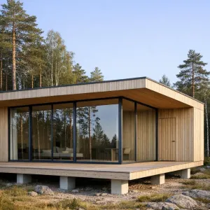 Pinecrest Floating Glass Box Retreat