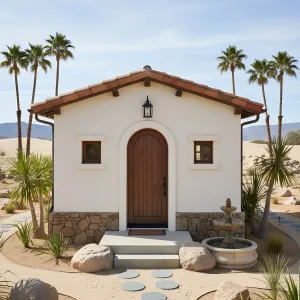 Sun-Kissed Archway Desert Cottage