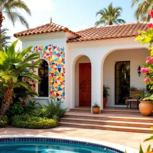 Vibrant Tiles and Terracotta Smiles