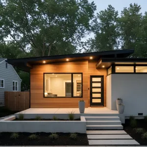 Cedar Crest With Floating Mono-Eave