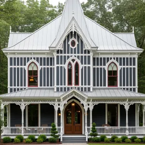 Fantastical Gable By The Waves